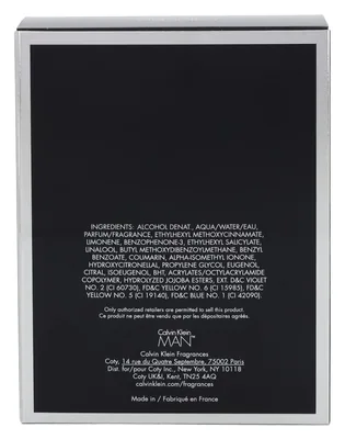 Calvin Klein FRAGRANCES Calvin Klein Man Eau de Toilette Spray 100 ML, perfume — foto 4