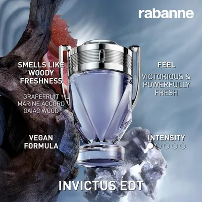 Rabanne Paco Rabanne Invictus Eau de Toilette Vaporizador 100 ml, perfume — foto 5