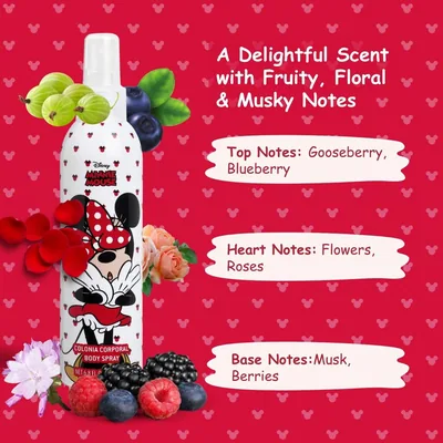 Disney / Infantiles (Air-Val) DISNEY Minnie Body Spray 200 ml, perfume — foto 3