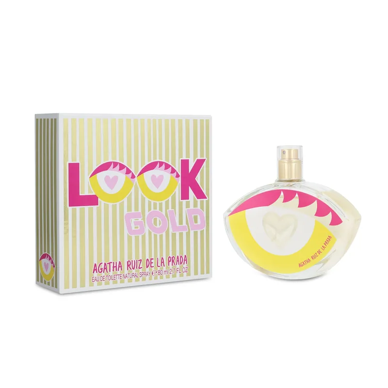 Agatha Ruiz de la Prada Perfumes LOOK GOLD! Eau de Toilette para Mujer, perfume