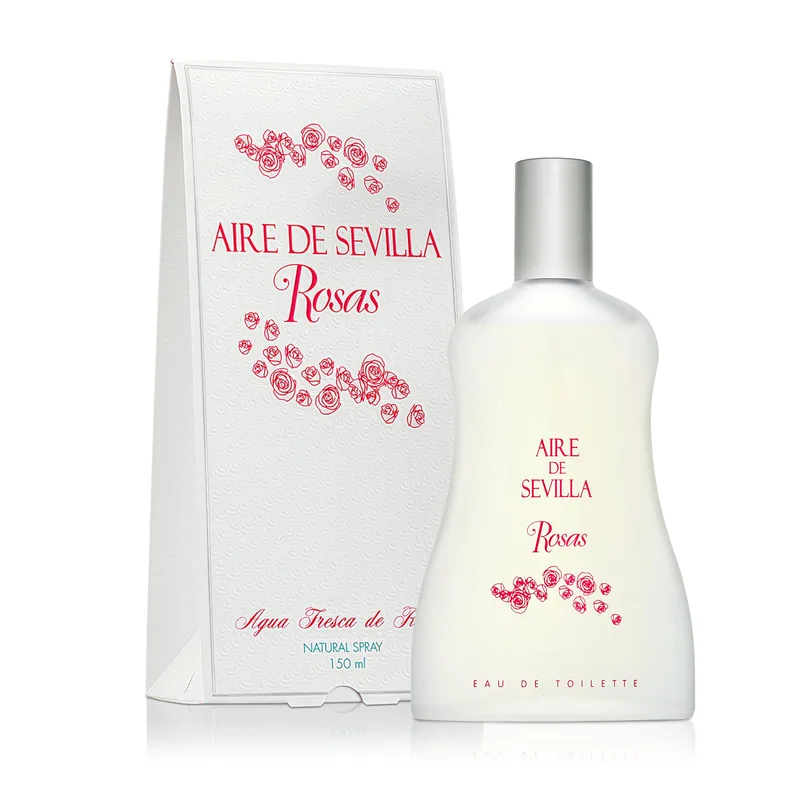 Instituto Español Aire de Sevilla Rosas - Perfume Mujer 150 ml (El empaque puede…, perfume