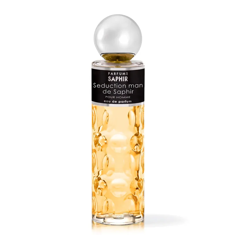 Parfums Saphir Seduction Man - Eau de Parfum con atomizador para hombre - 200…, perfume