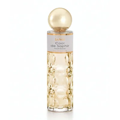 Parfums Saphir Cool - Eau de Parfum con atomizador para mujer - 200 ml, perfume