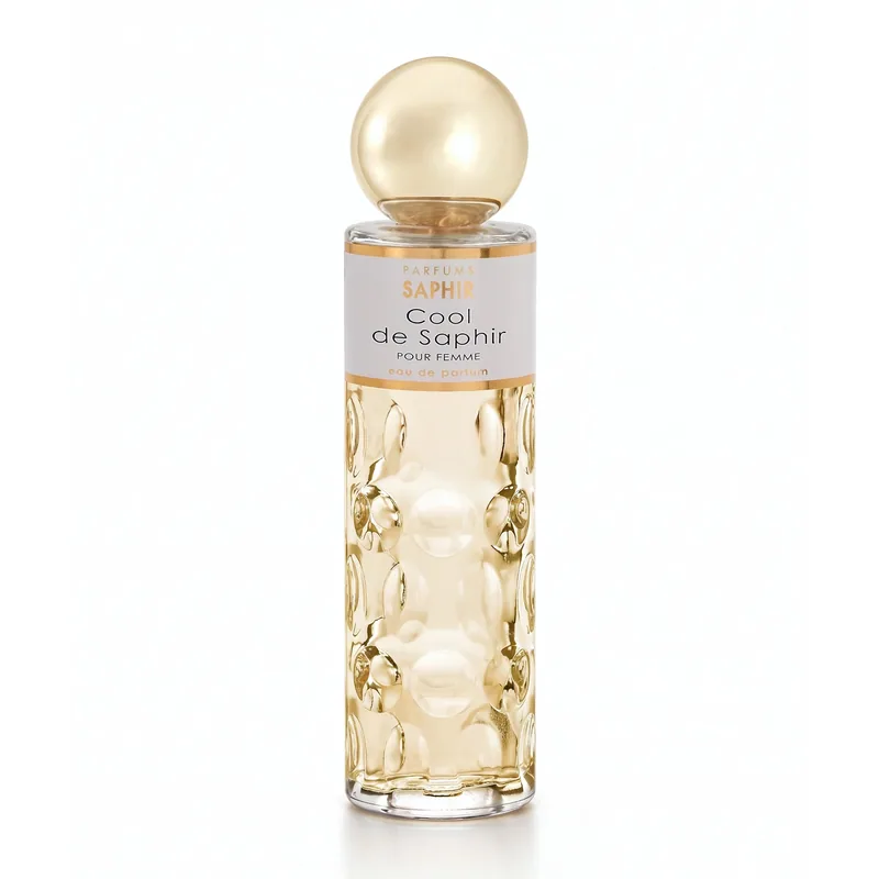 Parfums Saphir Cool - Eau de Parfum con atomizador para mujer - 200 ml, perfume