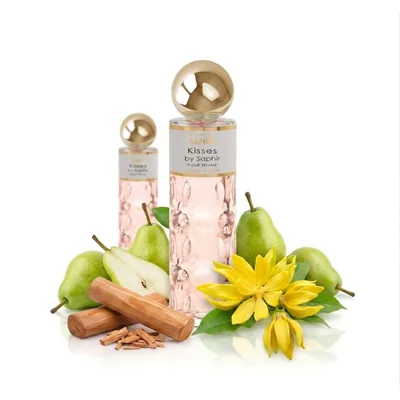 Parfums Saphir Kisses - Eau de Parfum con atomizador para mujer - 200 ml, perfume — foto 3