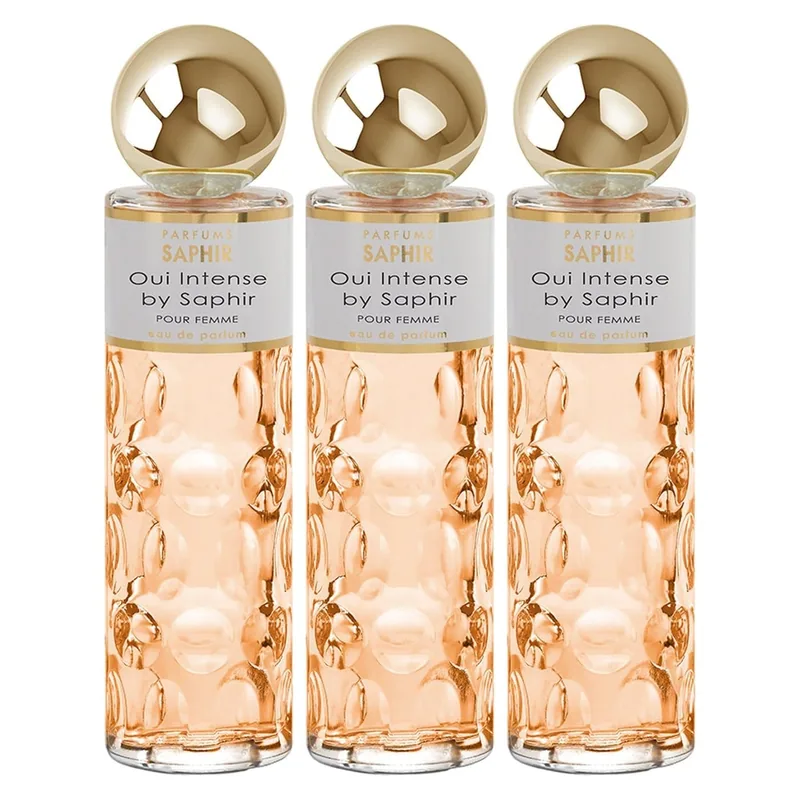 Parfums Saphir Oui Intense - Eau de Parfum con atomizador para mujer - 200 ml, perfume