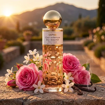 Parfums Saphir Oui Intense - Eau de Parfum con atomizador para mujer - 200 ml, perfume — foto 2