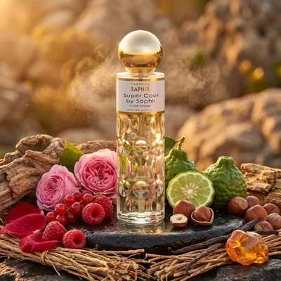 Parfums Saphir Supr Cool - Eau de Parfum con atomizador para mujer - 200 ml, perfume — foto 2