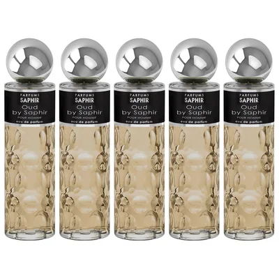 Parfums Saphir Oud - Eau de Parfum con atomizador para hombre - 200 ml, perfume — foto 1