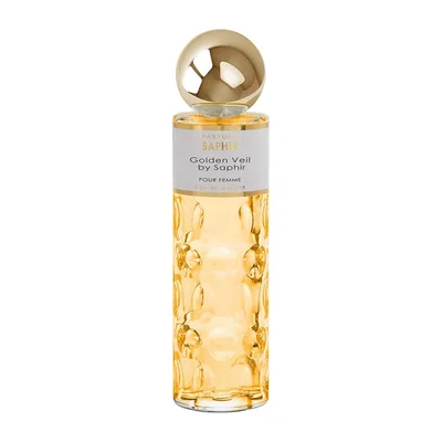 Parfums Saphir Golden Veil - Eau de Parfum con atomizador para mujer - 200 ml, perfume — foto 4