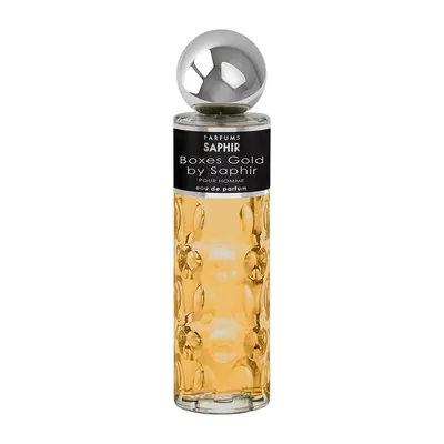 Parfums Saphir Boxes Gold - Eau de Parfum con atomizador para hombre - 200 ml, perfume — foto 4