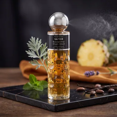 Parfums Saphir Excentric man Elixir - Eau de Parfum con atomizador para hombre…, perfume — foto 2