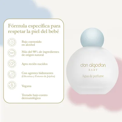 Don Algodón Don Algodon Baby Agua de Perfume Algodón Eau de Parfum apta…, perfume — foto 2