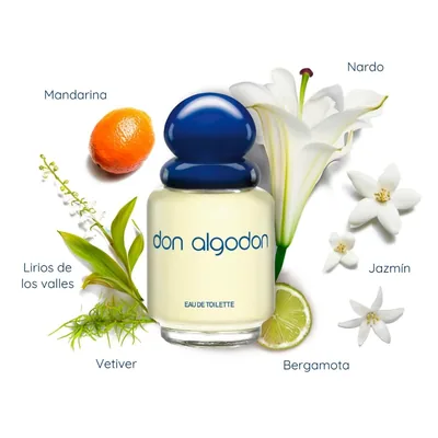 Don Algodón Eau de Toilette Mujer 200 ml, perfume — foto 2